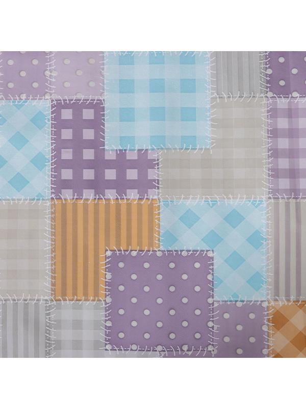 Клеёнка столовая на нетканой основе, ширина 137 см, толщина 0,08 мм, рулон 20 м