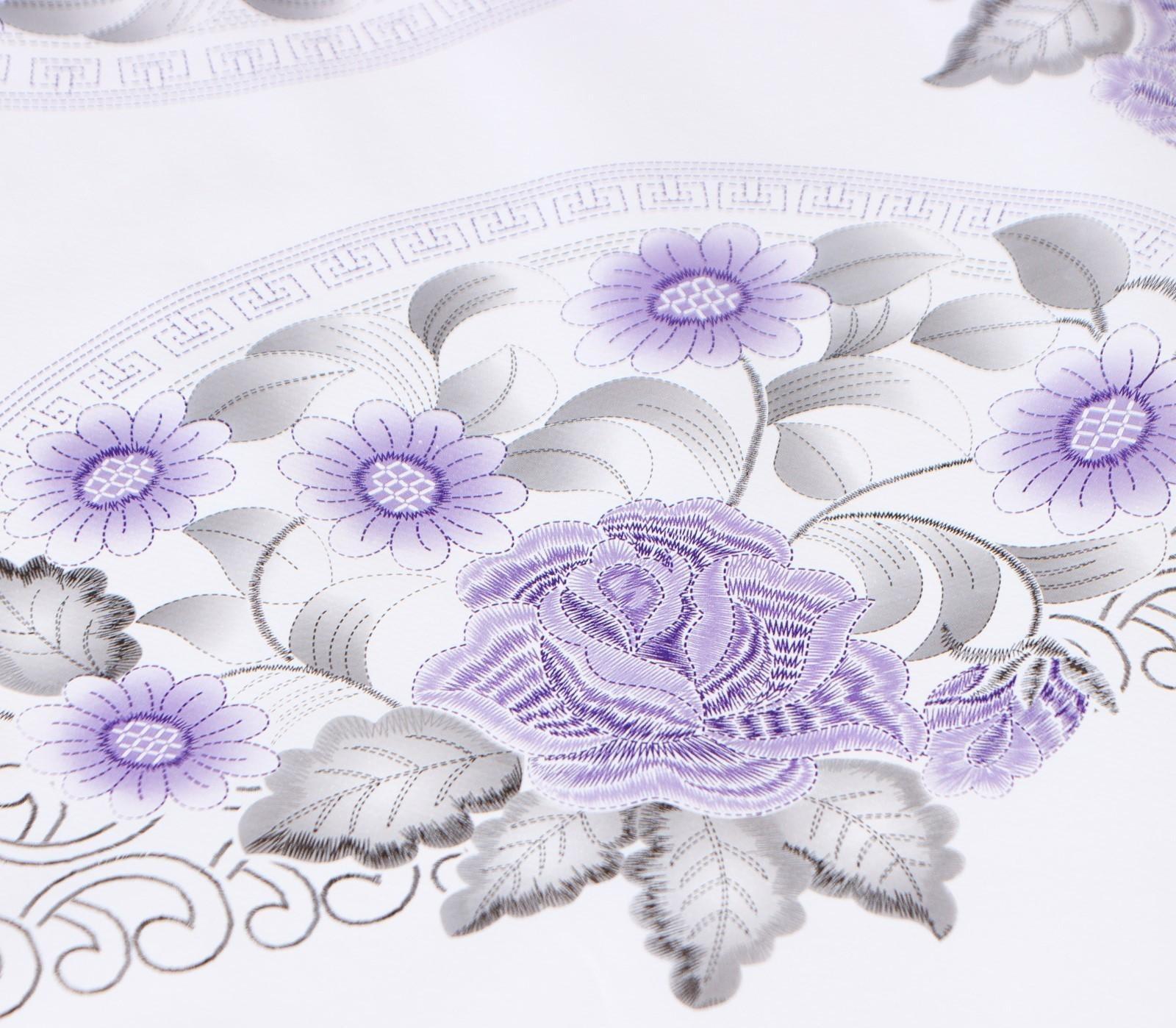 Клеёнка столовая на нетканой основе Доляна, ширина 137 см, толщина 0,08 мм, рулон 20 м