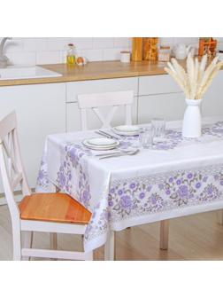 Клеёнка столовая на нетканой основе Доляна, ширина 137 см, толщина 0,08 мм, рулон 20 м