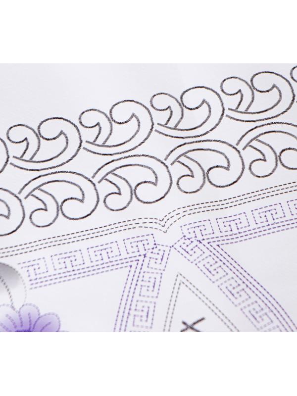 Клеёнка столовая на нетканой основе Доляна, ширина 137 см, толщина 0,08 мм, рулон 20 м