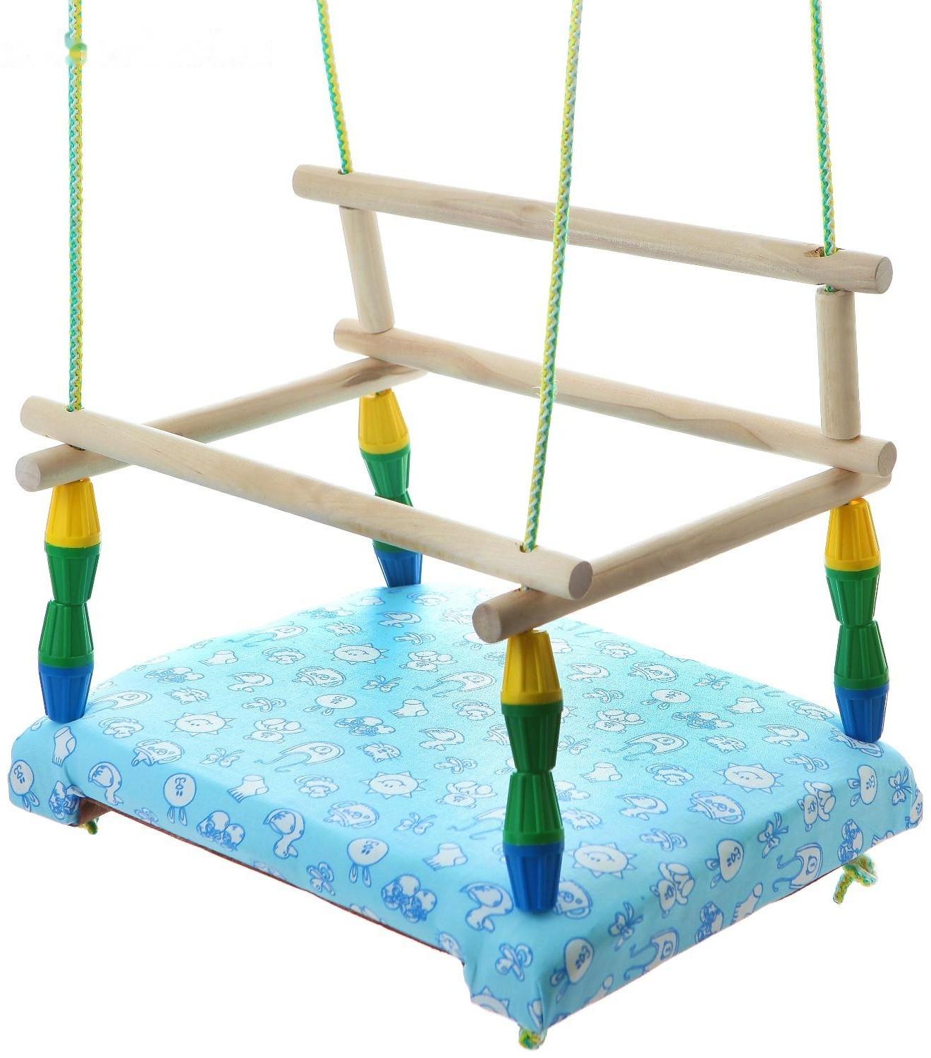 Качели детские, с мягким сиденьем