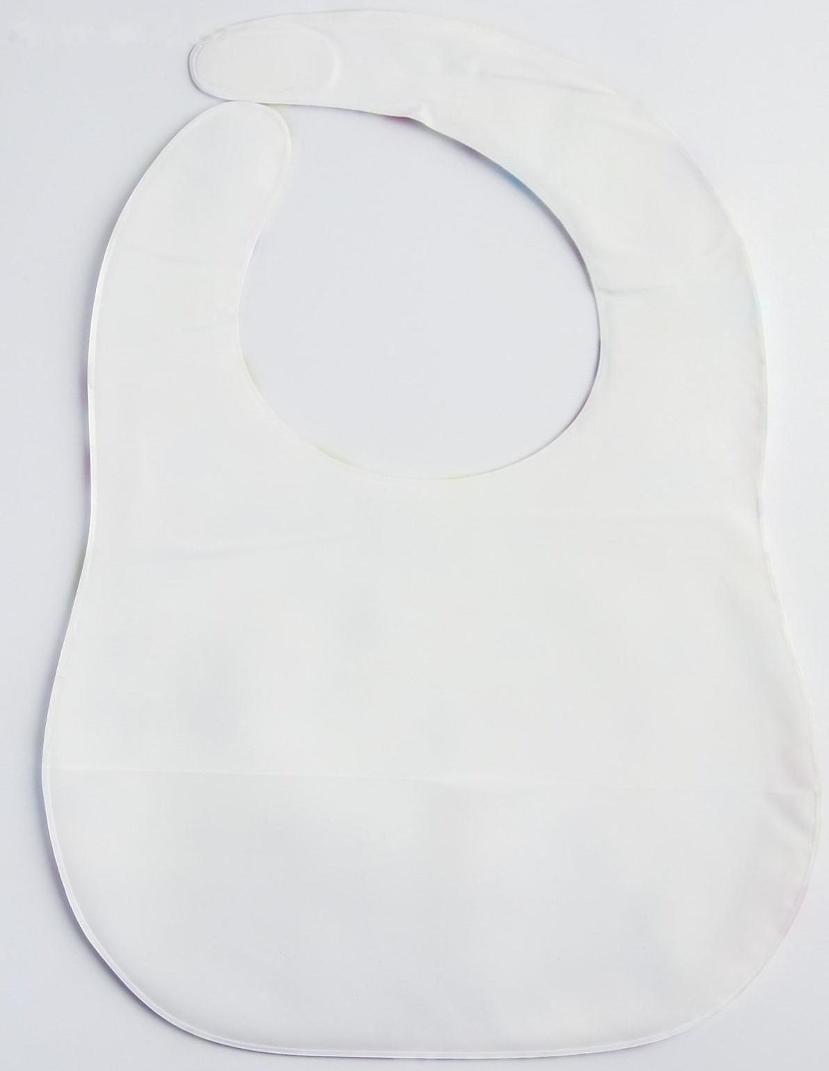 Нагрудник для кормления «Весёлая панда» непромокаемый на липучке, с карманом, мягкий