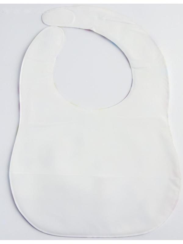 Нагрудник для кормления «Весёлая панда» непромокаемый на липучке, с карманом, мягкий