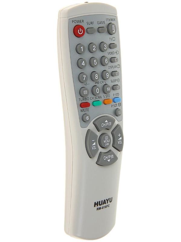 Пульт ДУ Huayu RM-016FC, для ТВ Samsung, универсальный, серый