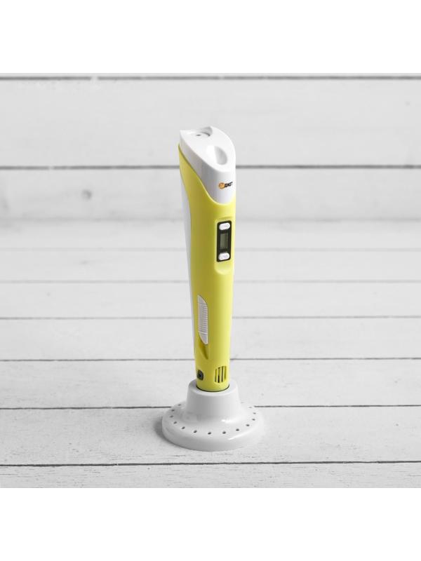 3D ручка 3Dali Plus (KIT FB0021Y), ABS и PLA, желтая (+ трафарет и пластик)