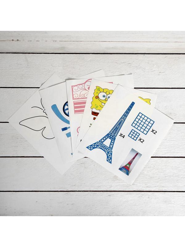 3D ручка 3Dali Plus (KIT FB0021P), ABS и PLA, фиолетовая ( + трафарет и пластик)