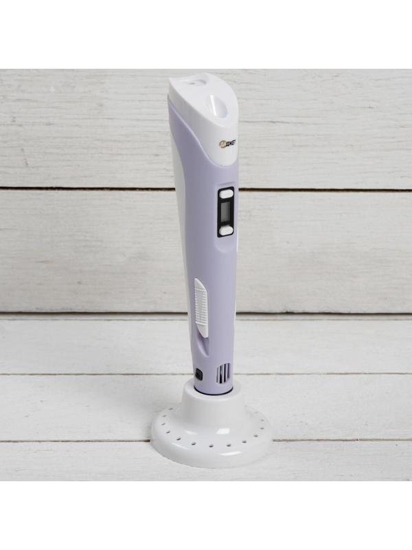 3D ручка 3Dali Plus (KIT FB0021P), ABS и PLA, фиолетовая ( + трафарет и пластик)