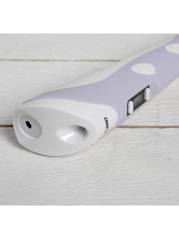 3D ручка 3Dali Plus (KIT FB0021P), ABS и PLA, фиолетовая ( + трафарет и пластик)