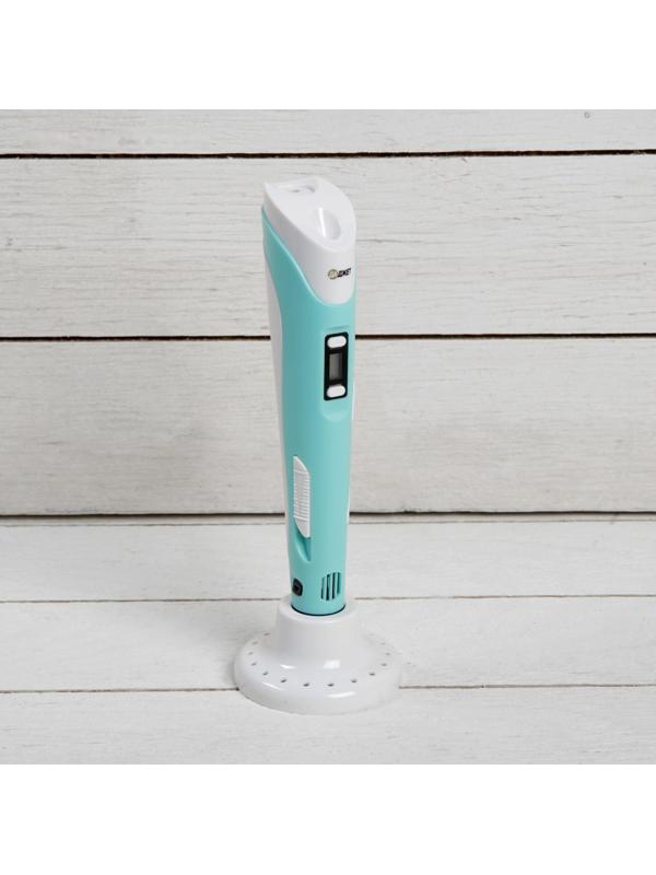 3D ручка 3Dali Plus (KIT FB0021B), ABS и PLA, голубая ( + трафарет и пластик)