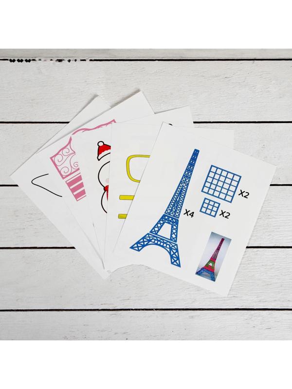 3D ручка 3Dali Plus (KIT FB0021B), ABS и PLA, голубая ( + трафарет и пластик)