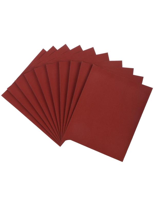 Шкурка шлифовальная в листах ЛОМ, на бумажной основе водостойкая, 230 х 280, Р240, 10 шт.