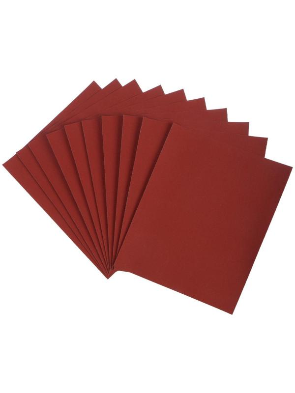 Шкурка шлифовальная в листах ЛОМ, на бумажной основе водостойкая, 230 х 280, Р1000, 10 шт.