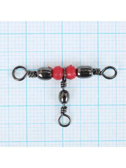 Вертлюг тройной, размер 8х10 (набор 5 шт.)