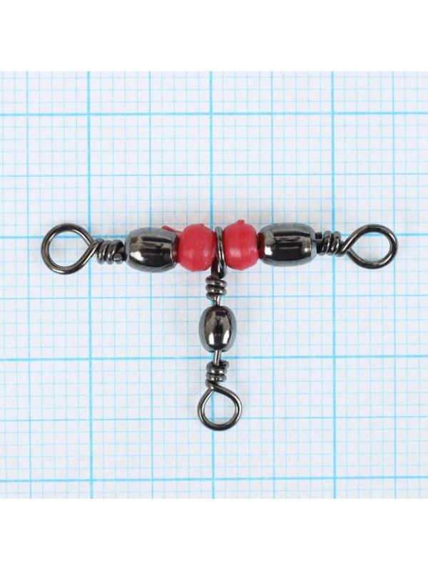 Вертлюг тройной, размер 8х10 (набор 5 шт.)