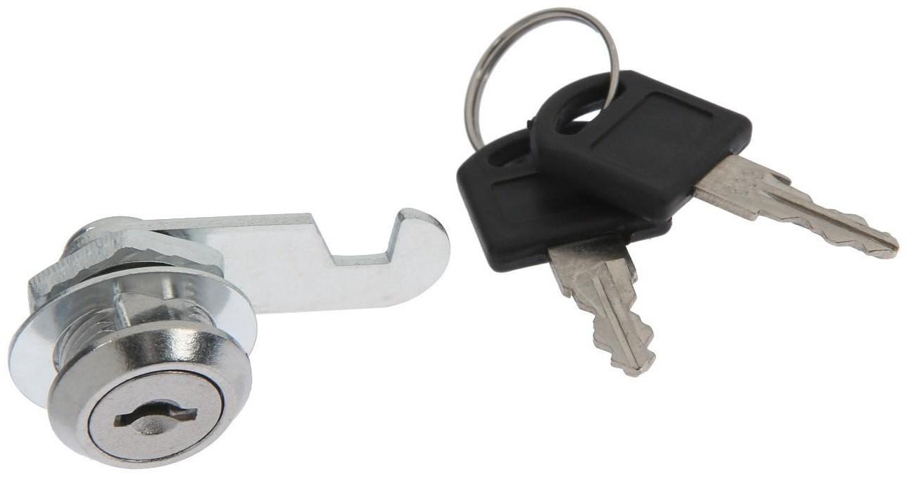 Замок почтовый ТУНДРА, 17х16 мм, 2 ключа