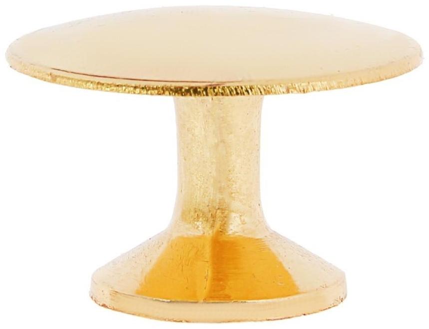 Ручка кнопка ТУНДРА РК002GP, цвет золото