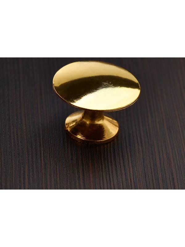 Ручка кнопка ТУНДРА РК002GP, цвет золото