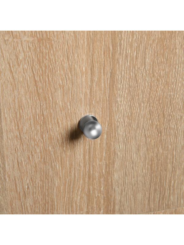 Ручка кнопка ТУНДРА РК008, цвет хром