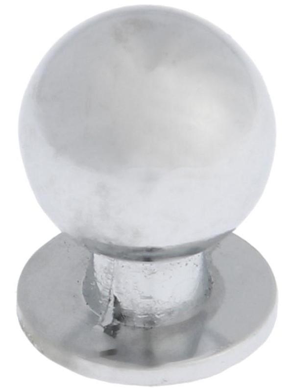 Ручка кнопка ТУНДРА РК008, цвет хром