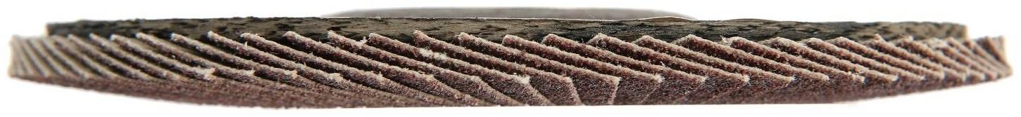 Круг лепестковый торцевой конический ТУНДРА, 125 х 22 мм, Р100