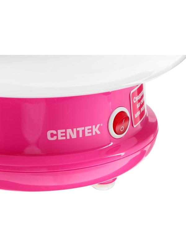 Аппарат для приготовления сахарной ваты Centek CT-1445, 400 Вт, розовый