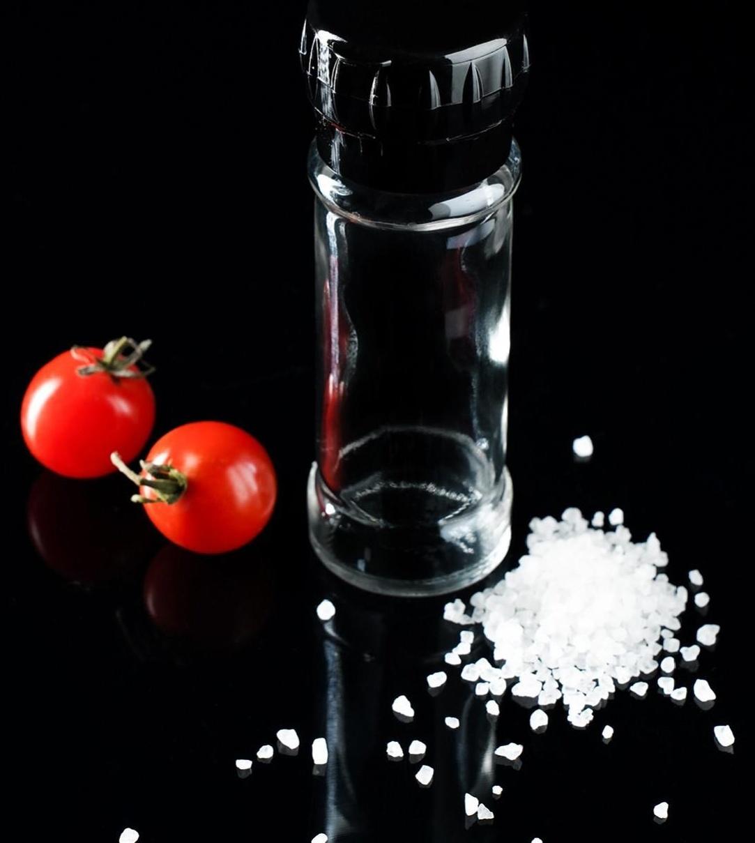 Мельница, пластиковый механизм, 115 мл (45-80 гр), цвет чёрный