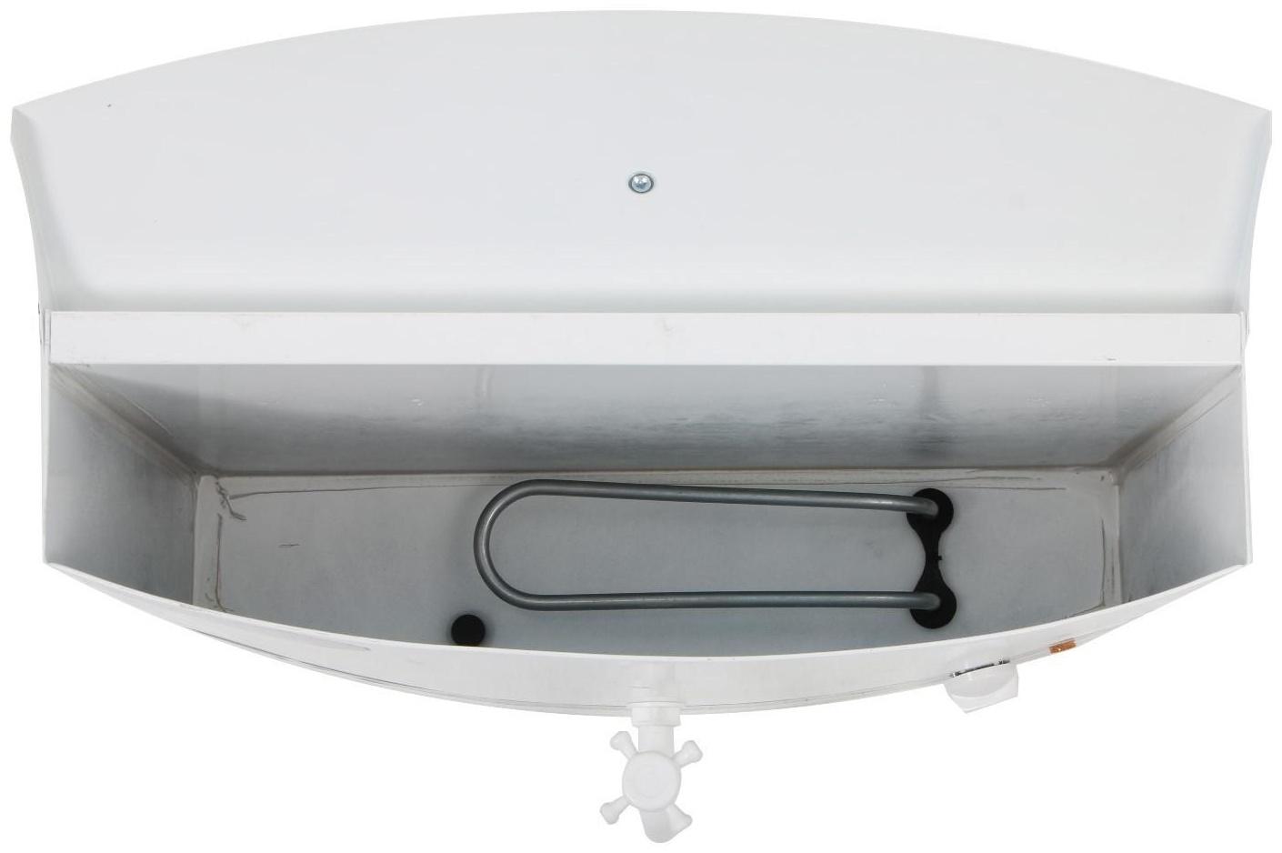 Бак настенный TUNDRA, с ЭВН, 1250 Вт, 20 л, белый