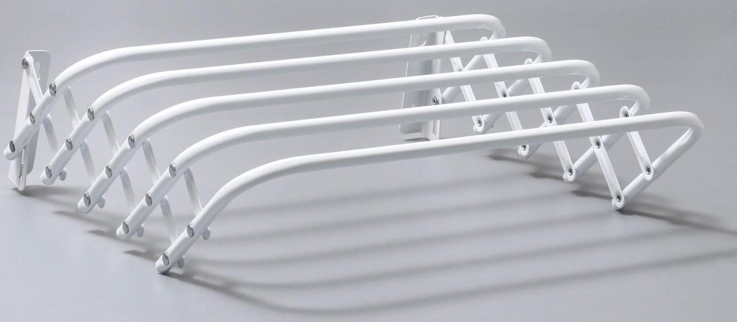 Сушилка для белья настенная, 45 см, цвет белый