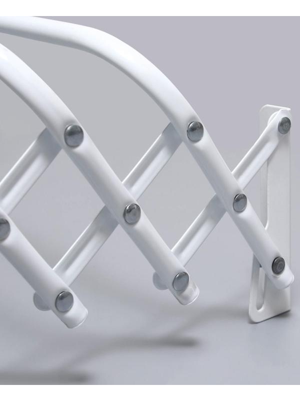 Сушилка для белья настенная, 45 см, цвет белый