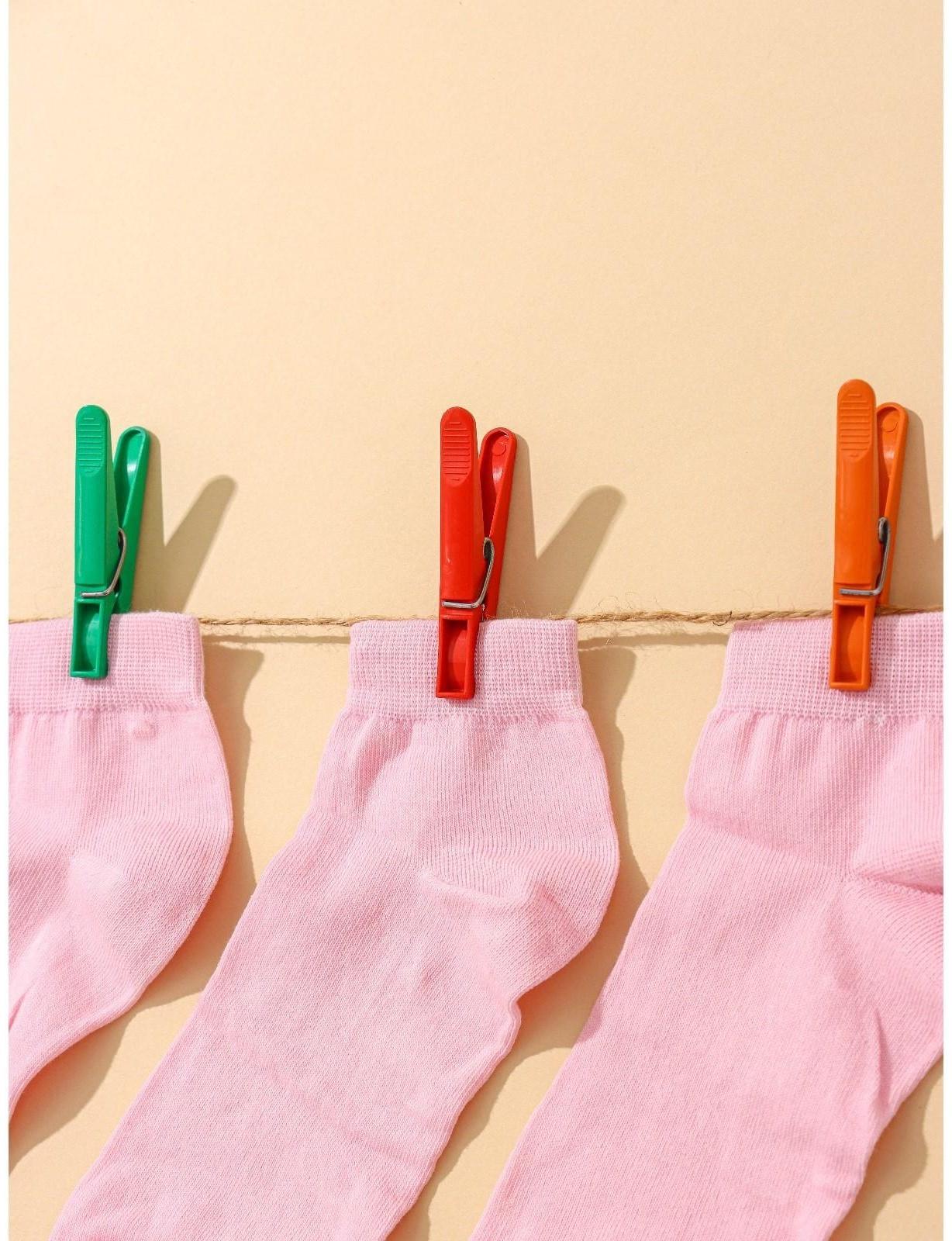 Прищепки бельевые «Пингвин», 8 см, 12 шт, цвет МИКС