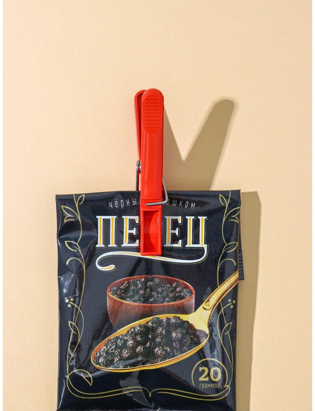 Прищепки бельевые «Пингвин», 8 см, 12 шт, цвет МИКС