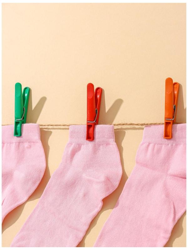 Прищепки бельевые «Пингвин», 8 см, 12 шт, цвет МИКС