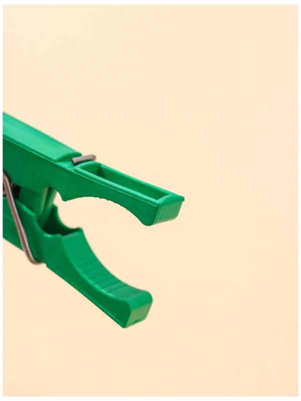 Прищепки бельевые «Пингвин», 8 см, 12 шт, цвет МИКС