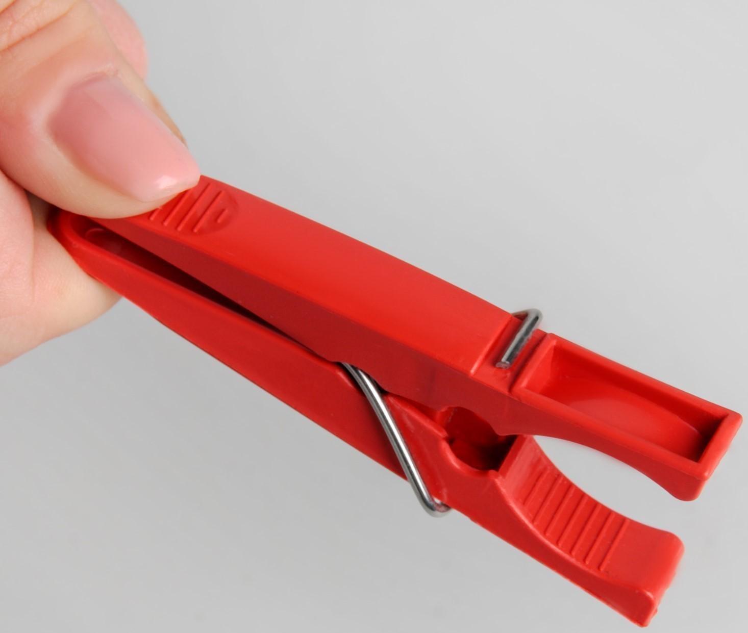 Прищепки бельевые «Пингвин», 8 см, 24 шт, цвет МИКС