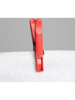 Прищепки бельевые «Пингвин», 8 см, 24 шт, цвет МИКС