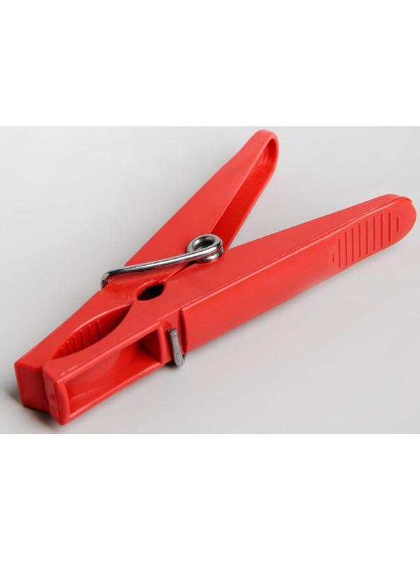 Прищепки бельевые «Пингвин», 8 см, 24 шт, цвет МИКС