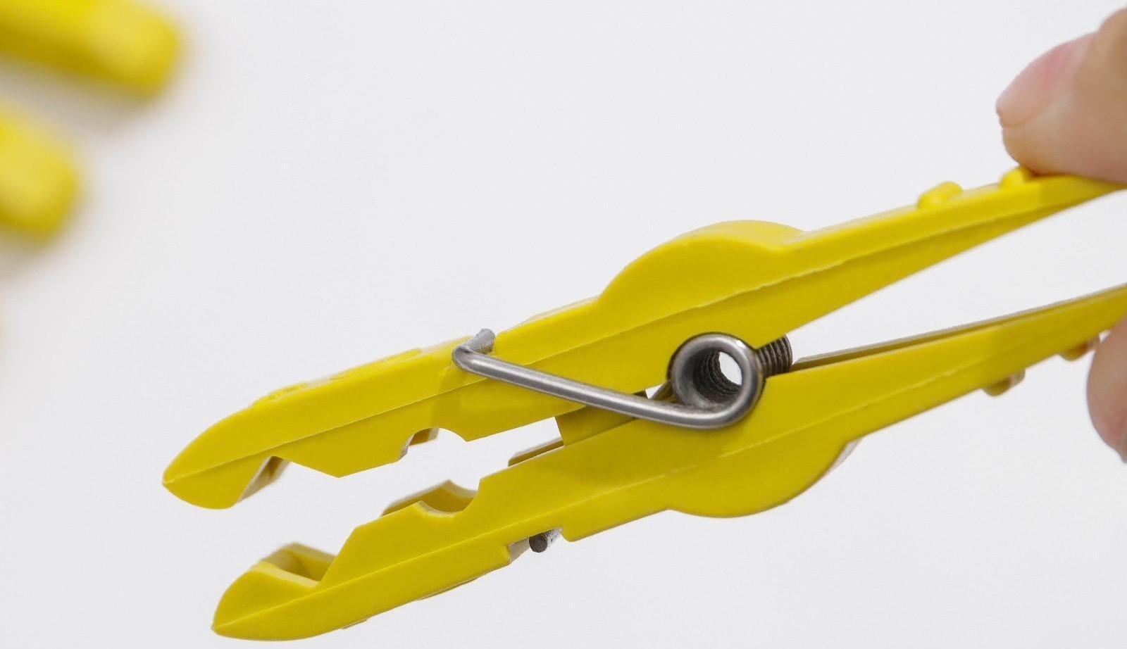 Прищепки бельевые «Кубаночка», 8 см, 20 шт, цвет МИКС