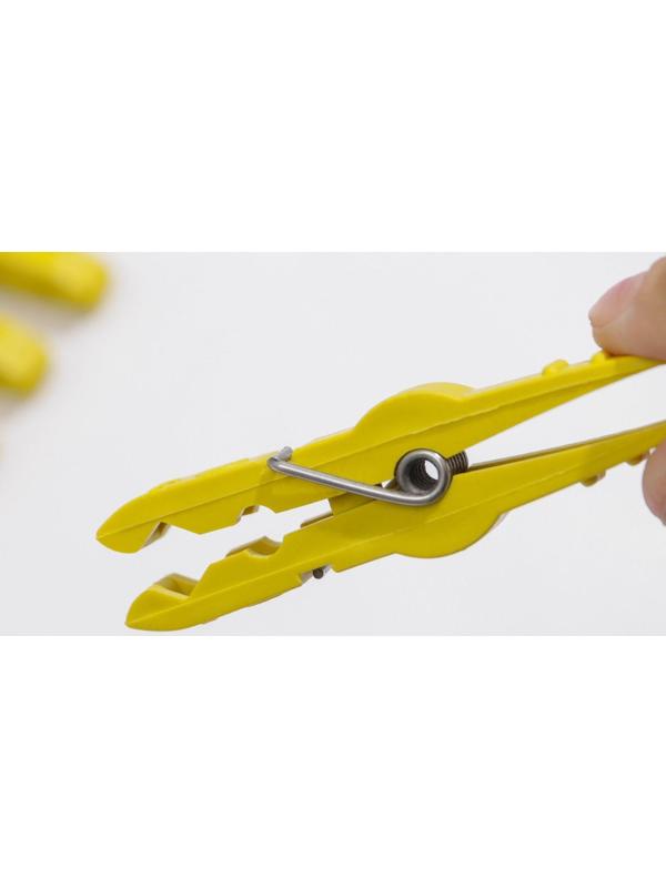 Прищепки бельевые «Кубаночка», 8 см, 20 шт, цвет МИКС