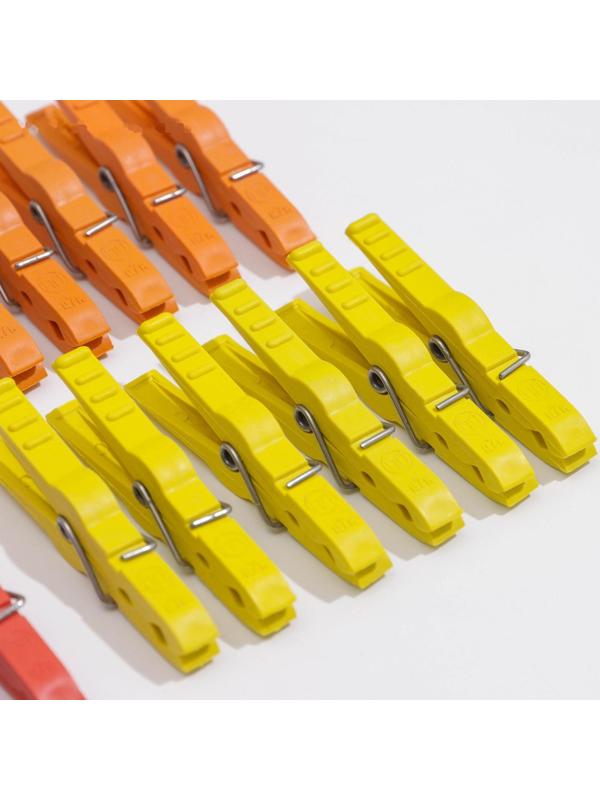 Прищепки бельевые «Кубаночка», 8 см, 20 шт, цвет МИКС