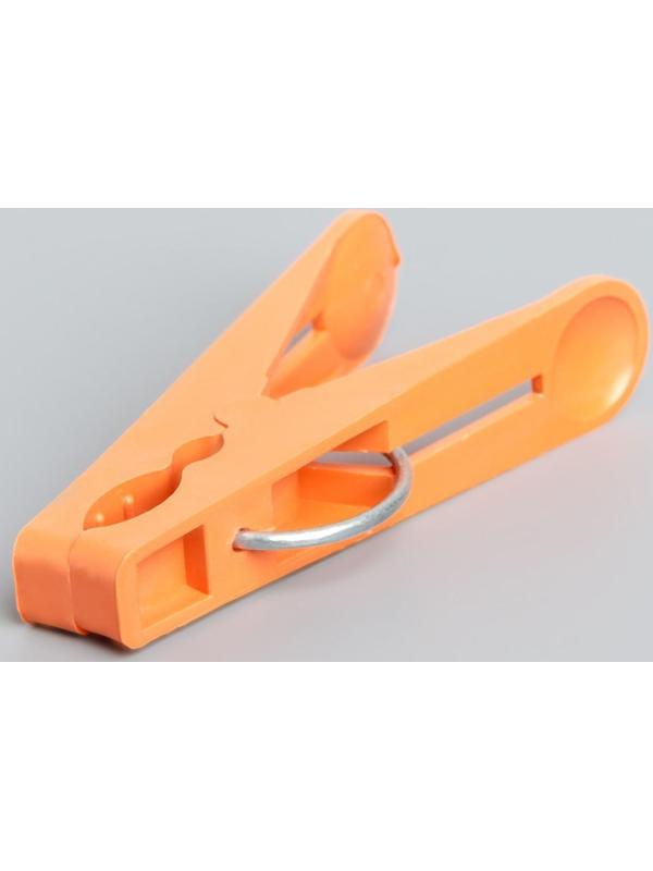 Прищепки бельевые «Лапочка», 8 см, 20 шт, цвет МИКС