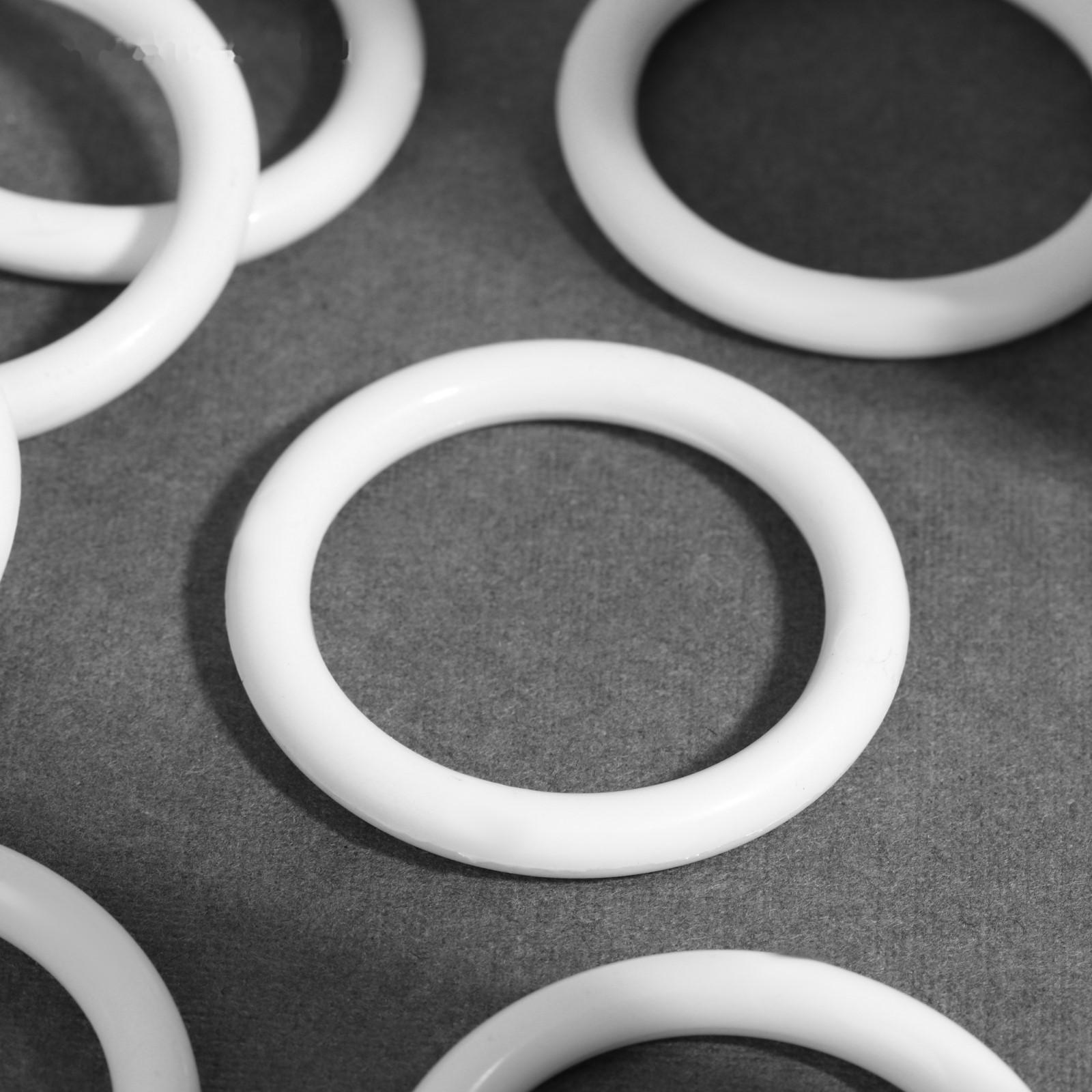 Кольцо для карниза, d = 37/48 мм, цвет белый