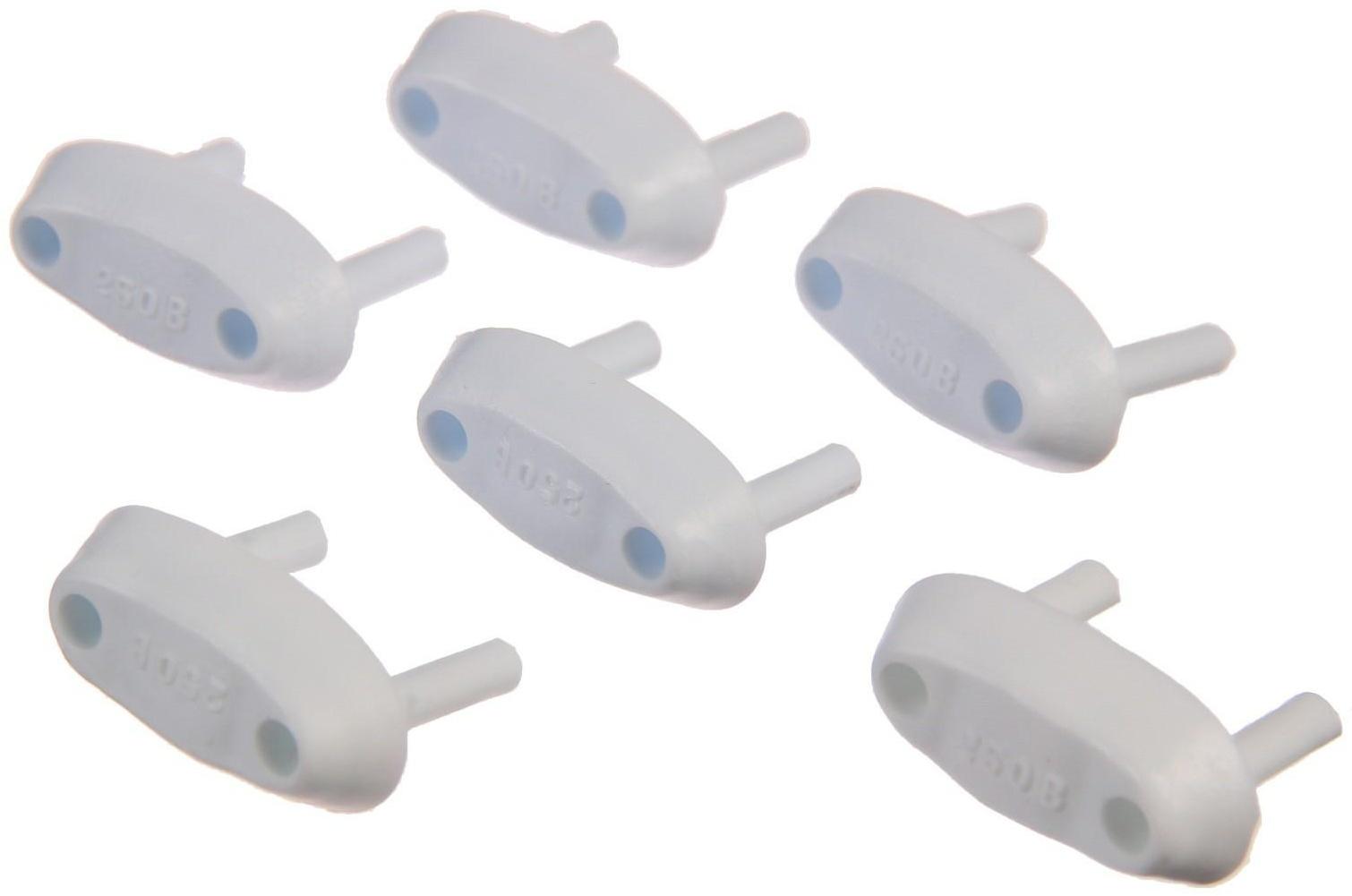 Заглушки для электрических розеток, 6 шт.