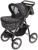 Коляска-трансформер «Пилот», надувные колёса, оттенки серого, рисунок МИКС