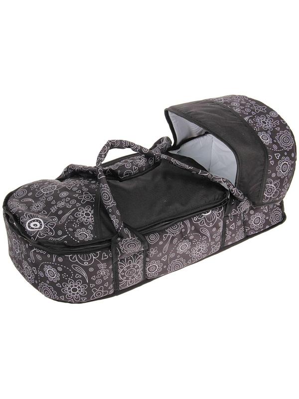 Коляска-трансформер «Пилот», надувные колёса, оттенки серого, рисунок МИКС