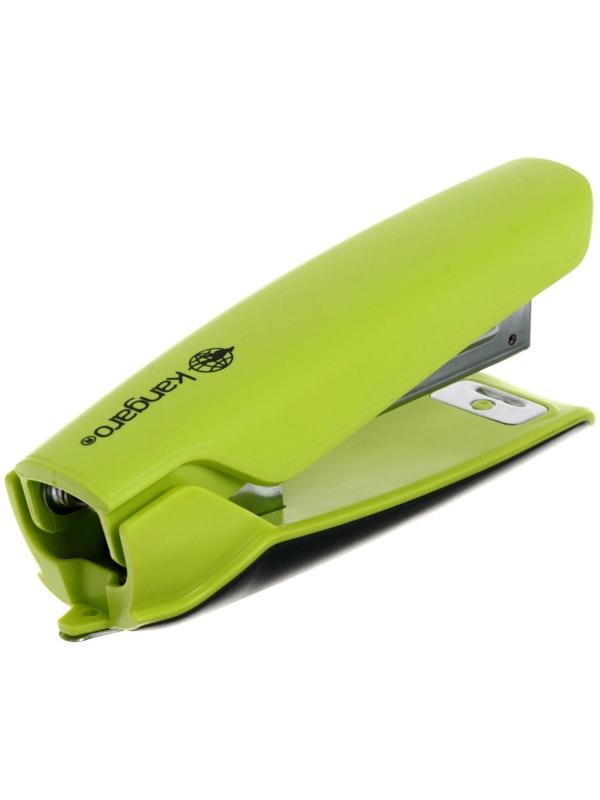 Степлер Kangaro Nowa-10 Parrot Green, скоба №10, до 15 листов, стальной механизм, зелёный