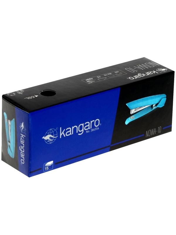 Степлер Kangaro Nowa-10 Parrot Green, скоба №10, до 15 листов, стальной механизм, зелёный