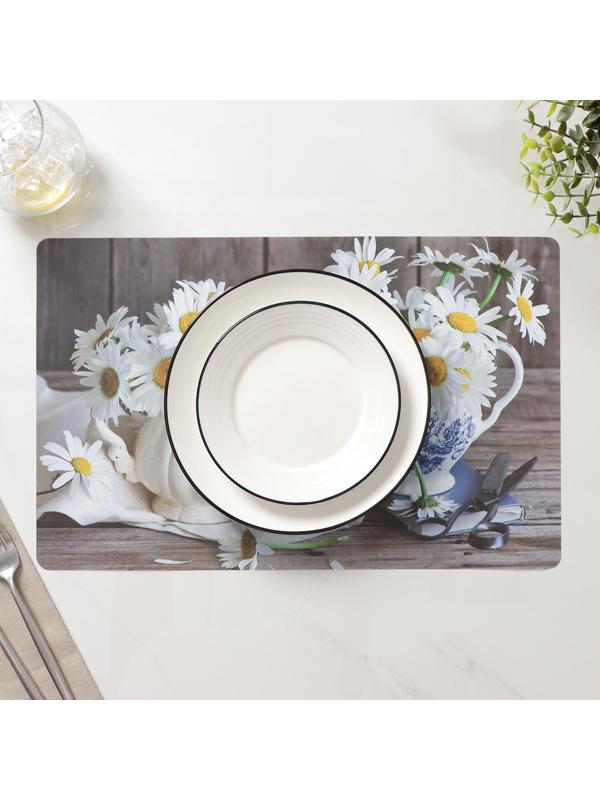 Салфетка сервировочная на стол «Ромашки», 26×41 см