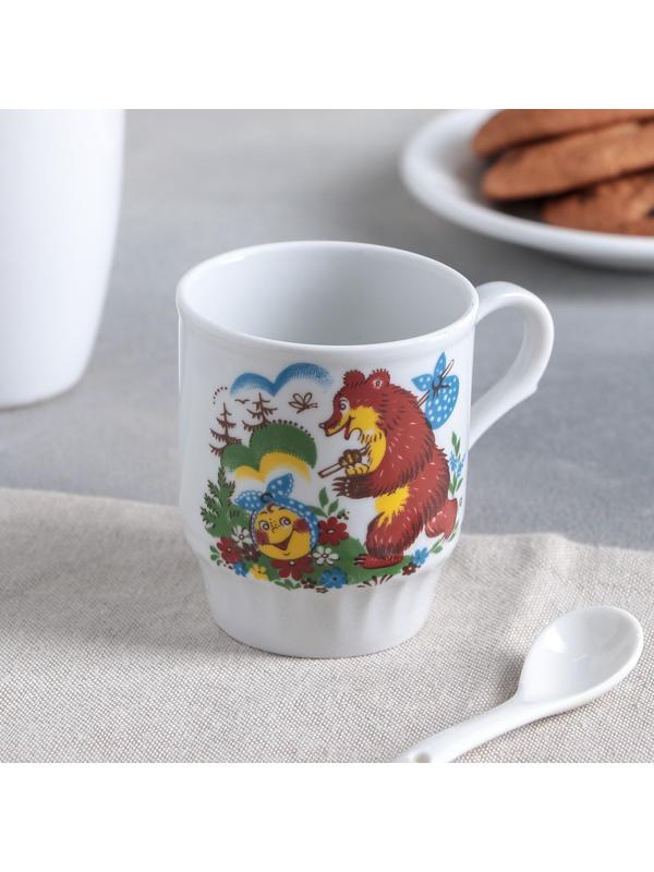 Кружка детская «Русское поле. Весёлый Колобок», 210 мл, рисунок МИКС