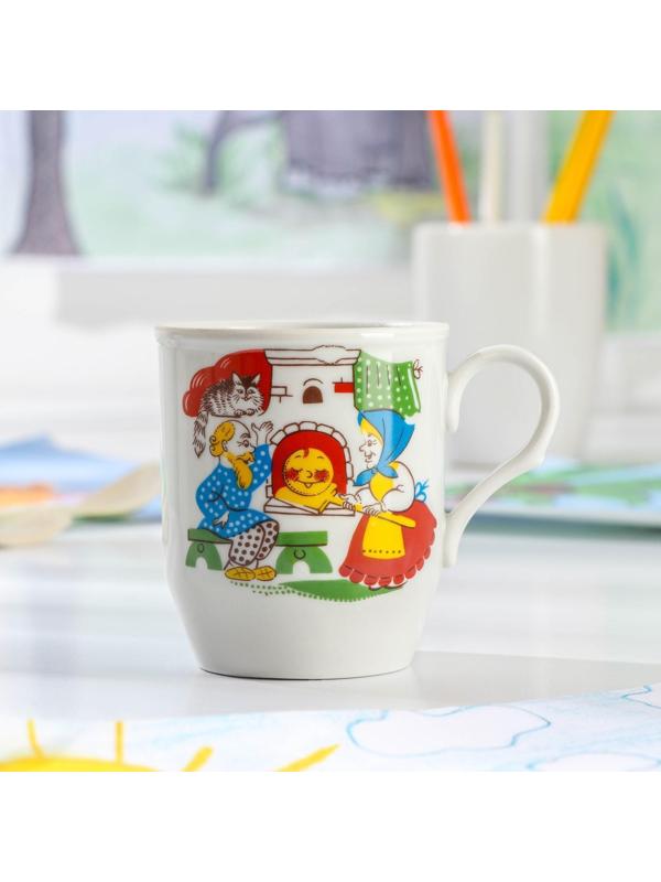 Кружка детская «Русское поле. Весёлый Колобок», 210 мл, рисунок МИКС