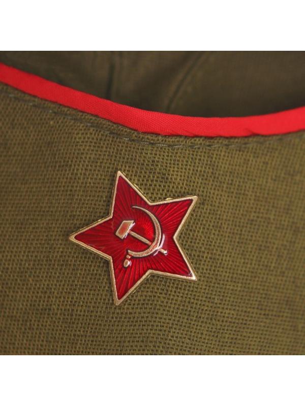 Костюм военного, гимнастёрка, пилотка, ремень, р-р 26, рост 98 см